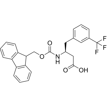 (S)-3-((((9H-Fluoren-9-yl)methoxy)carbonyl)amino)-4-(3-(trifluoromethyl)phenyl)butanoic acid|CS-W016707