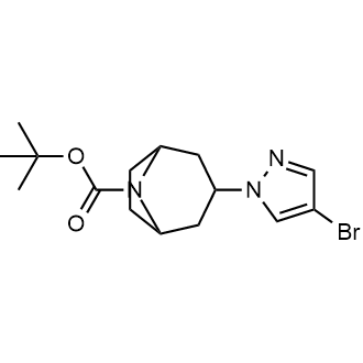 tert-Butyl 3-(4-bromo-1H-pyrazol-1-yl)-8-azabicyclo[3.2.1]octane-8-carboxylate|CS-W018404