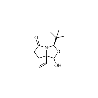 (3R,7aR)-3-(tert-butyl)-1-hydroxy-7a-vinyltetrahydropyrrolo[1,2-c]oxazol-5(3H)-one|CS-W018465