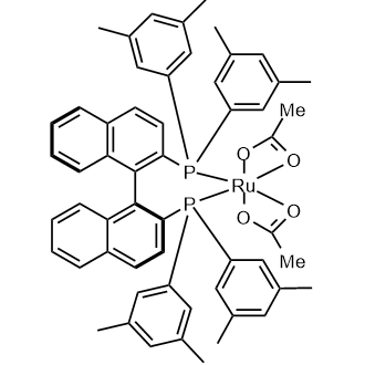 Diacetato{(S)-(-)-2,2'-bis[di(3,5-xylyl)phosphino]-1,1'-binaphthyl}ruthenium(II)|CS-W020841