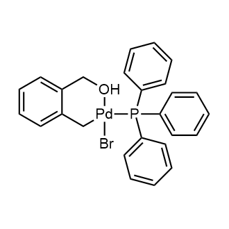 Bromo[(2-(hydroxy-κO)methyl)phenylmethyl-κC](triphenylphosphine)palladium(II)|CS-W020953