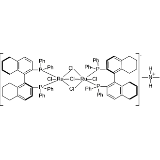 Dimethylammonium dichlorotri(μ-chloro)bis[(S)-(-)-2,2'-bis(diphenylphosphino)-5,5',6,6',7,7',8,8'-octahydro-1,1'-binaphthyl]diruthenate(II)|CS-W021022