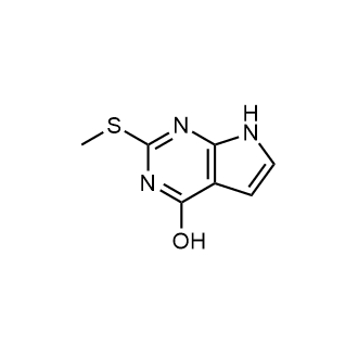 2-(Methylthio)-7H-pyrrolo[2,3-d]pyrimidin-4-ol|CS-W021446