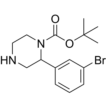 tert-Butyl 2-(3-bromophenyl)piperazine-1-carboxylate|CS-W022983