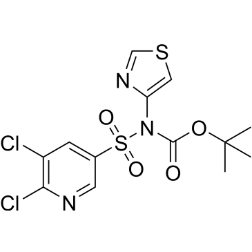 tert-Butyl ((5,6-dichloropyridin-3-yl)sulfonyl)(thiazol-4-yl)carbamate|CS-WAA0018