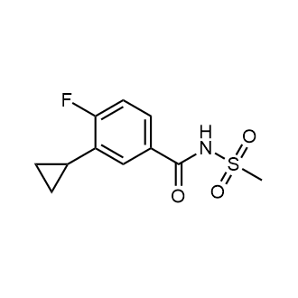 3-Cyclopropyl-4-fluoro-N-(methylsulfonyl)benzamide|CS-WAA0169