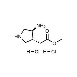 Methyl 2-((3R,4S)-4-aminopyrrolidin-3-yl)acetate dihydrochloride|CS-WAA0263